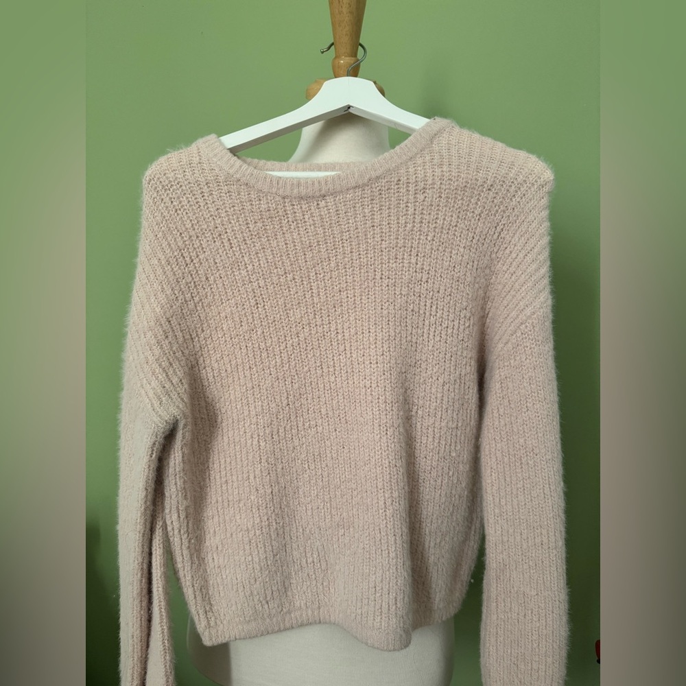 Lulus Pink Fuzzy Sweater